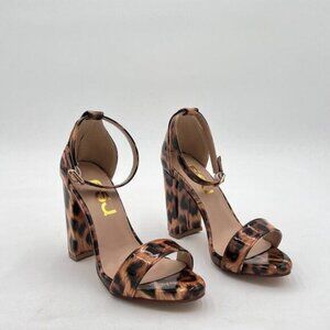 FSJ Women's High Chunky Block Heel Pump Dress Heeled Sandals